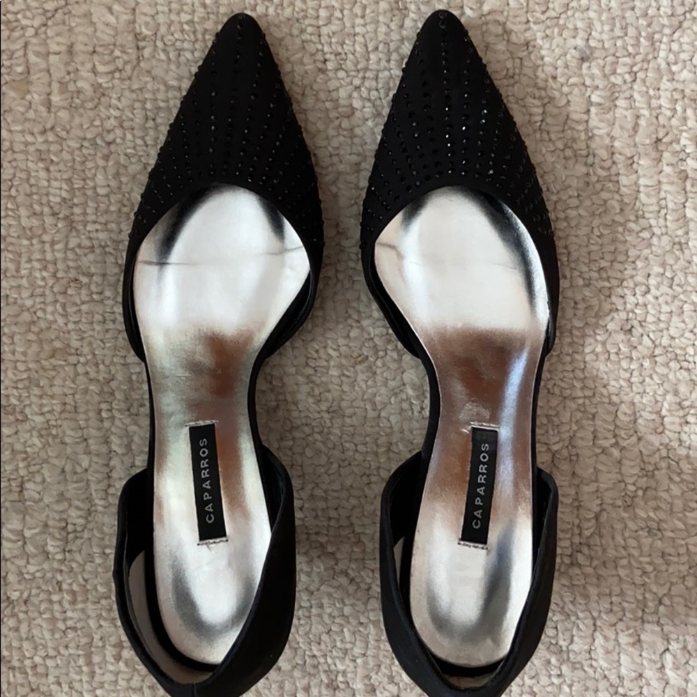 New In Box, Caparros black dress heels size 8